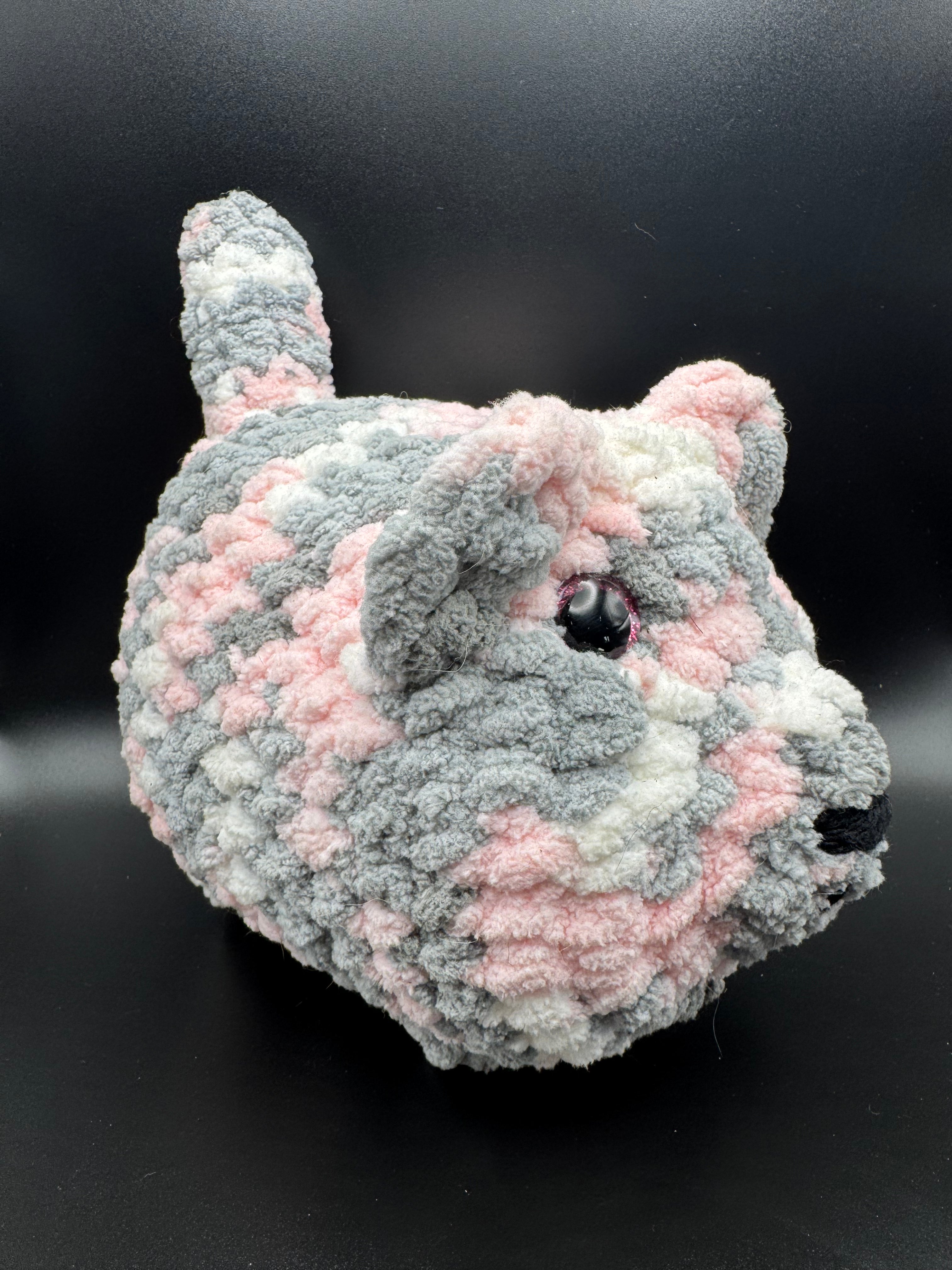 Large Loaf Pup - Pink/Grey