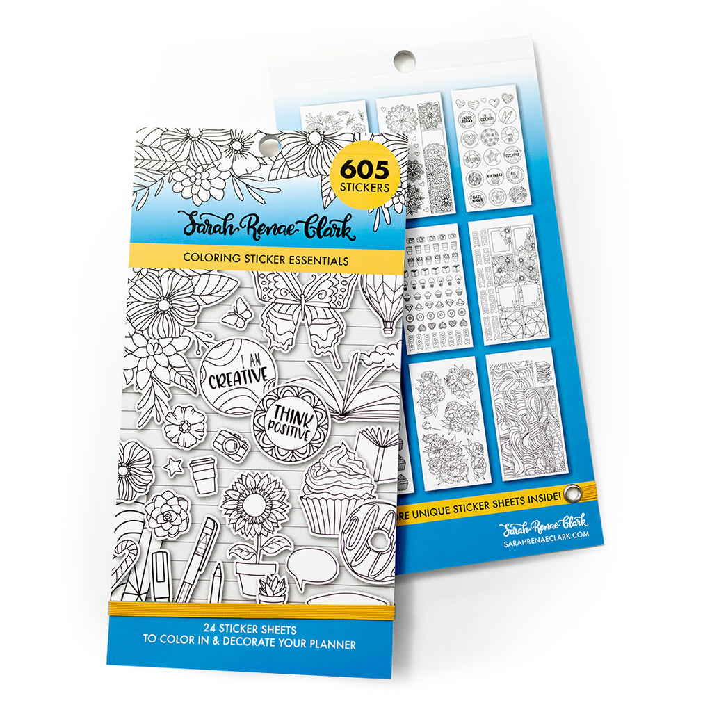 Coloring Essentials Sticker Book