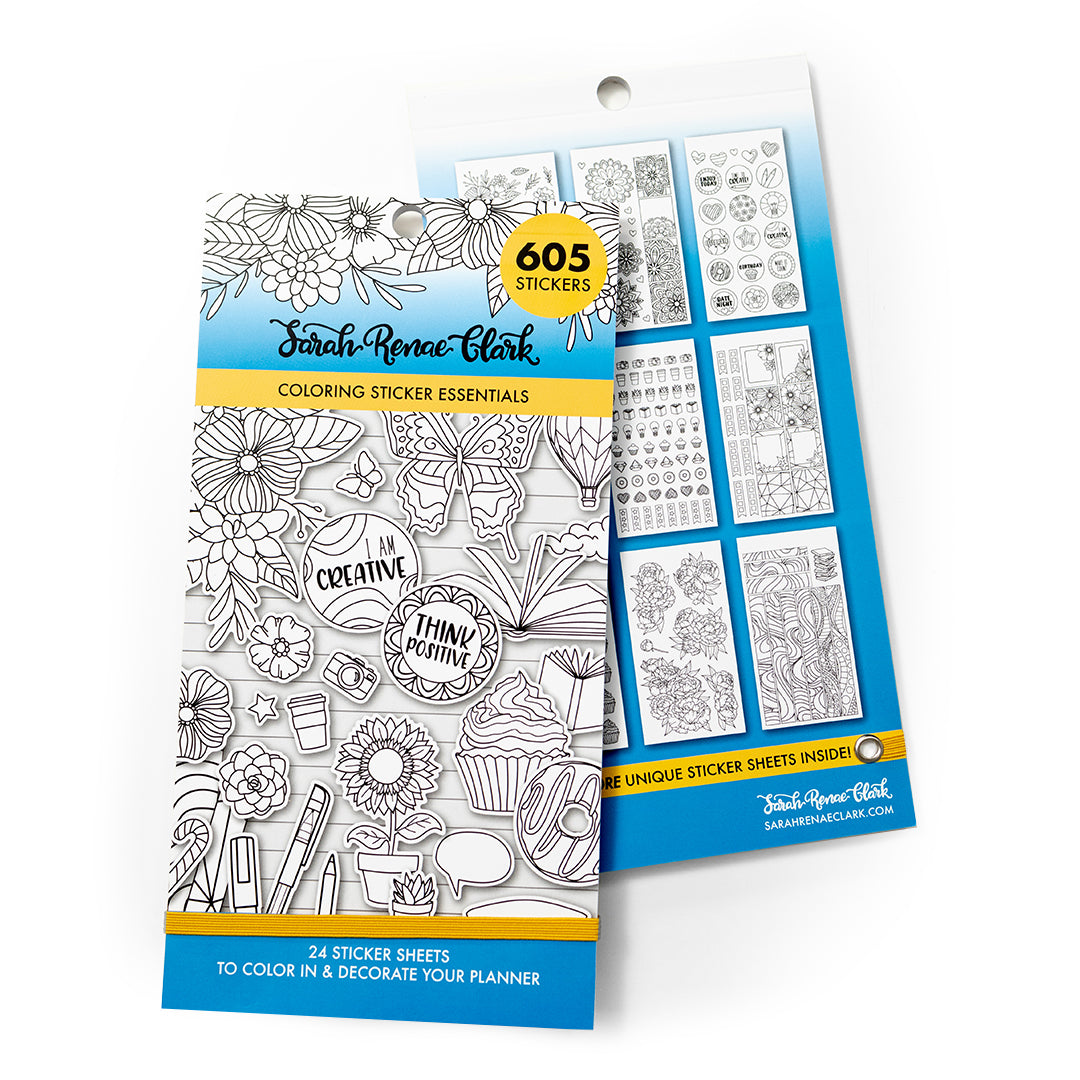 Coloring Essentials Sticker Book