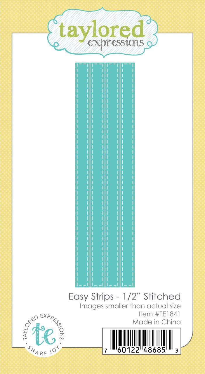 Easy Strips Die - 1/2" Stitched