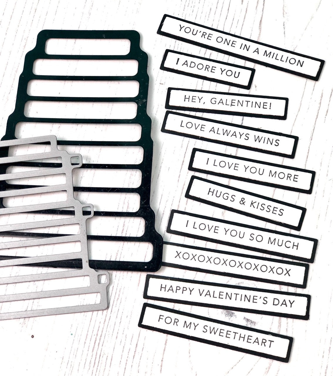 Mini Strips Backer Die