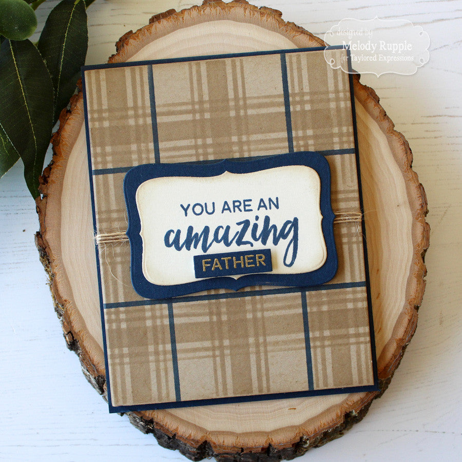 Plaid Layering Stencil