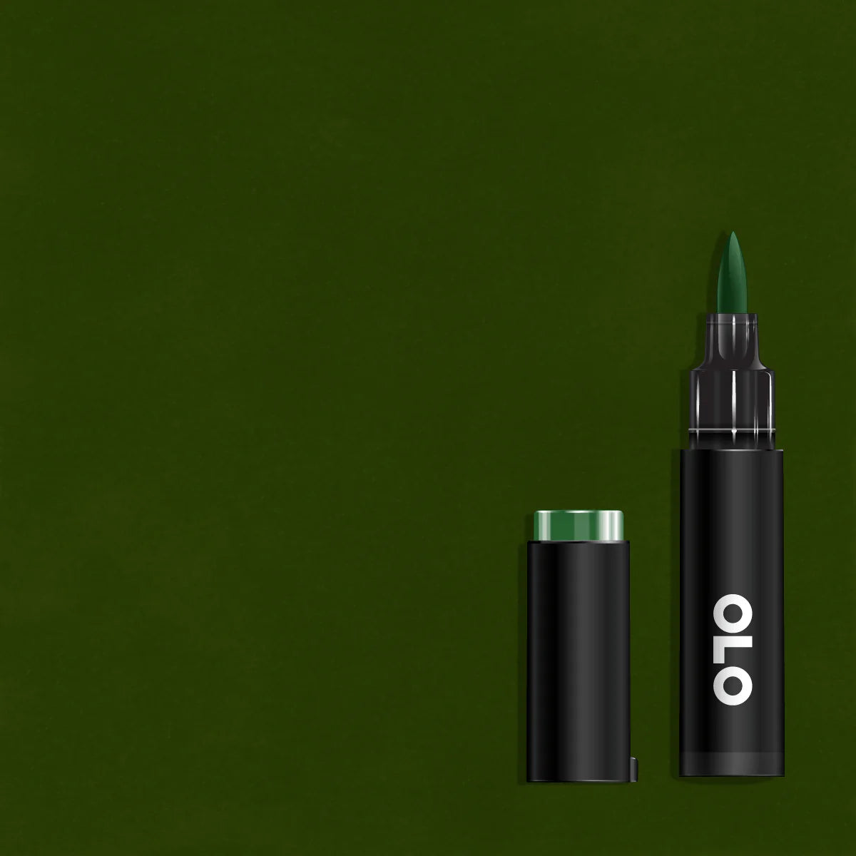 OLO - Brush half-marker - YellowGreens