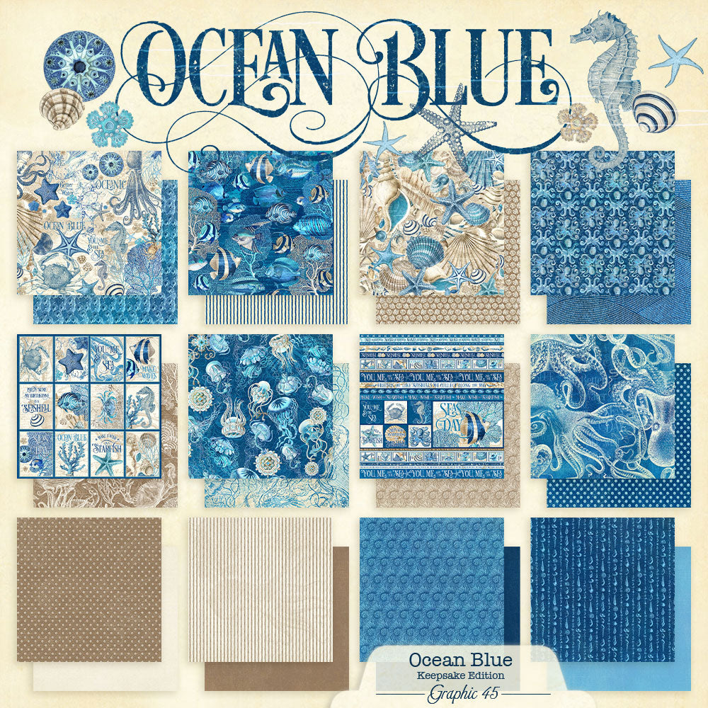 Ocean Blue — Keepsake Kit with Exclusive Metal Die-Set