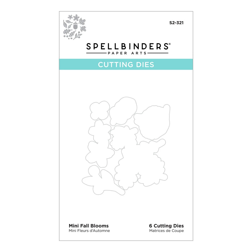 Mini Fall Blooms Etched Dies from the Fall Traditions Collection