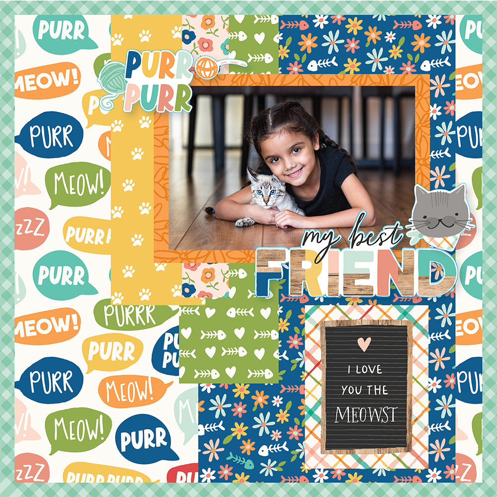 Simple Stories - Fur Baby Cat Collection - 12 x 12 Collection Kit