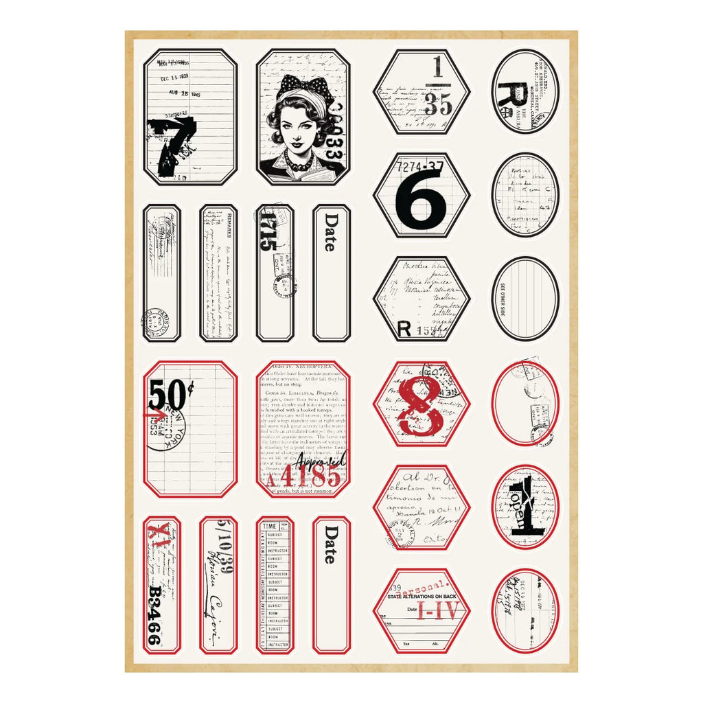 Book 10 Borders & Labels Stickers by Esther Glas