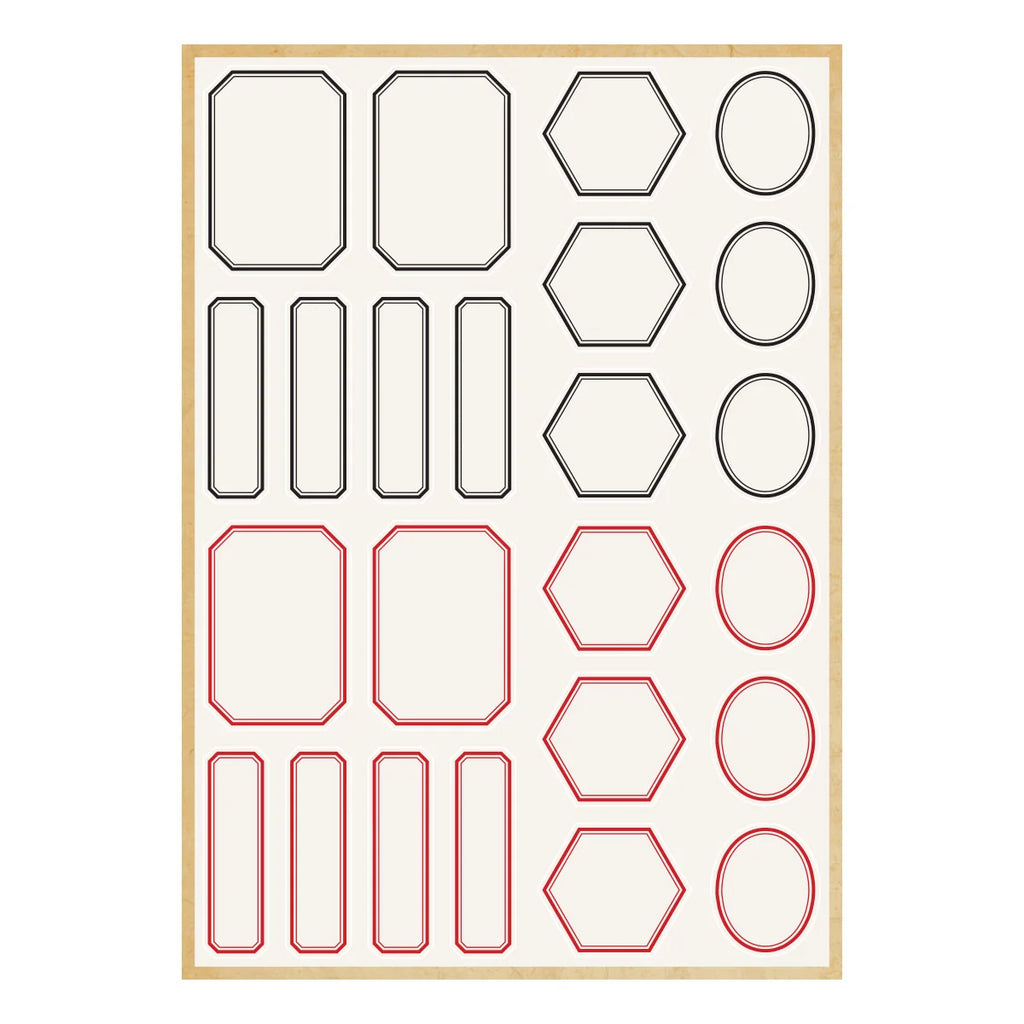 Book 10 Borders & Labels Stickers by Esther Glas