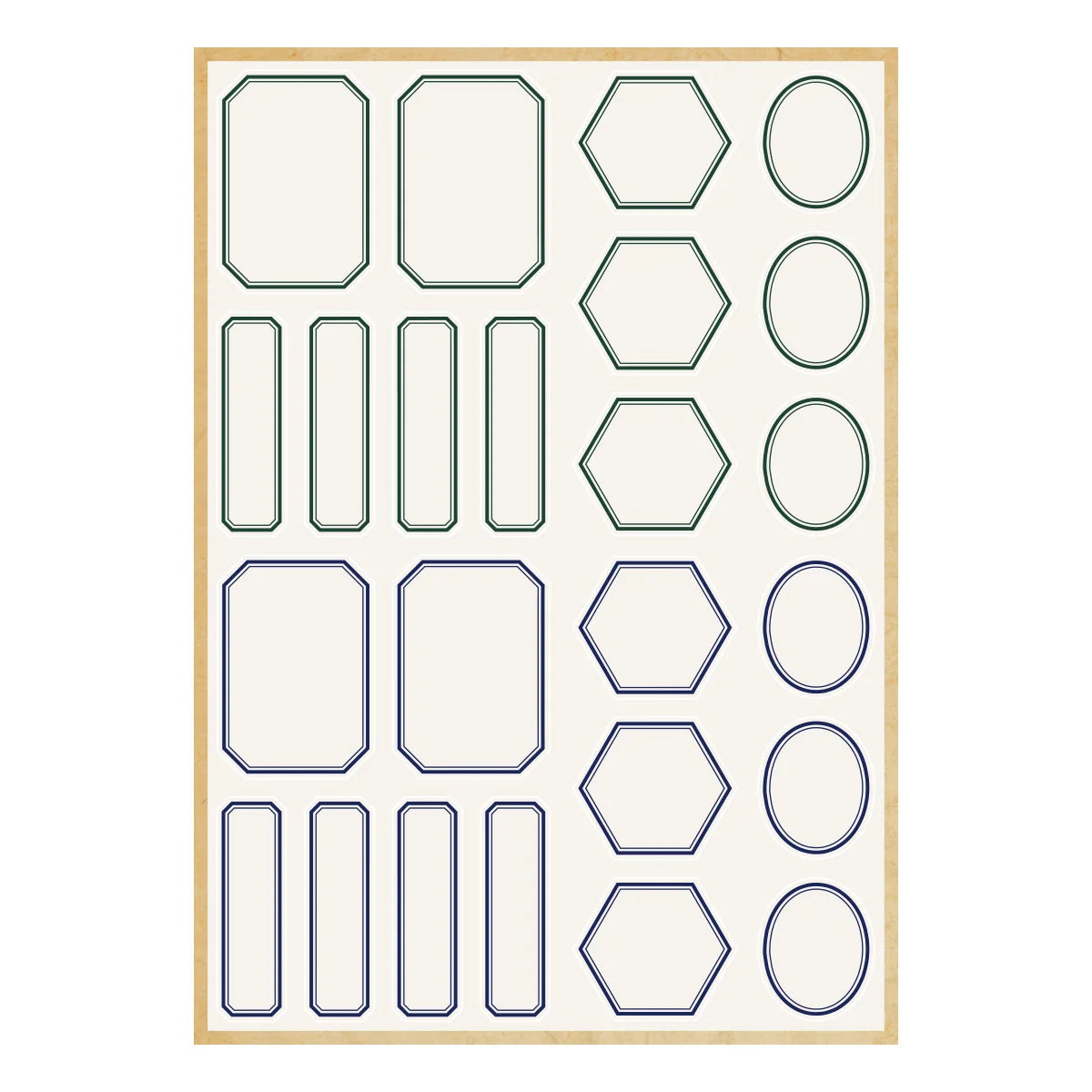 Book 10 Borders & Labels Stickers by Esther Glas
