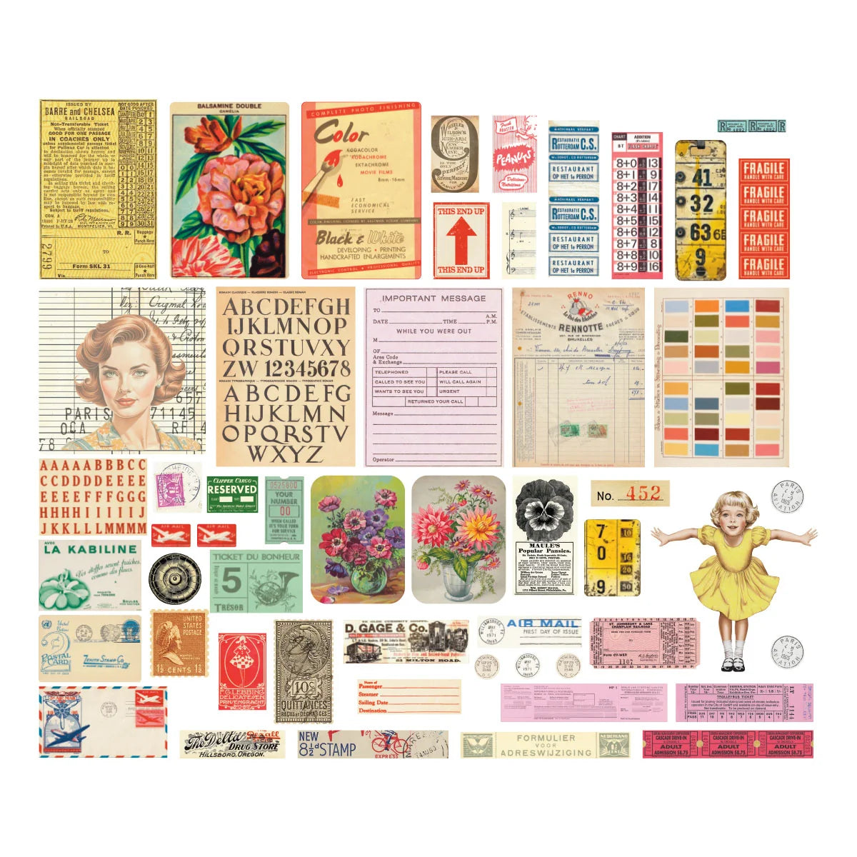 Book 10 Cardstock Die Cuts by Esther Glas
