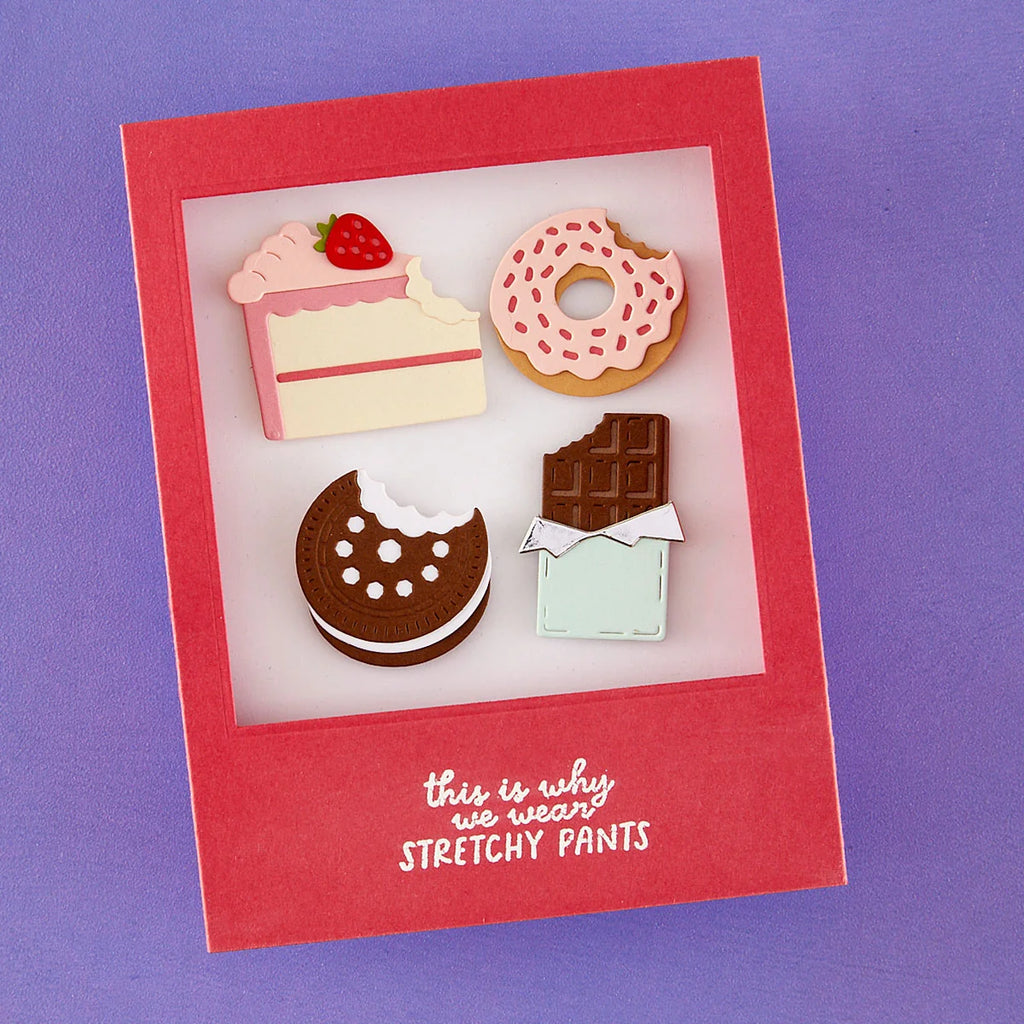 Snack Goals Clear Stamp Set