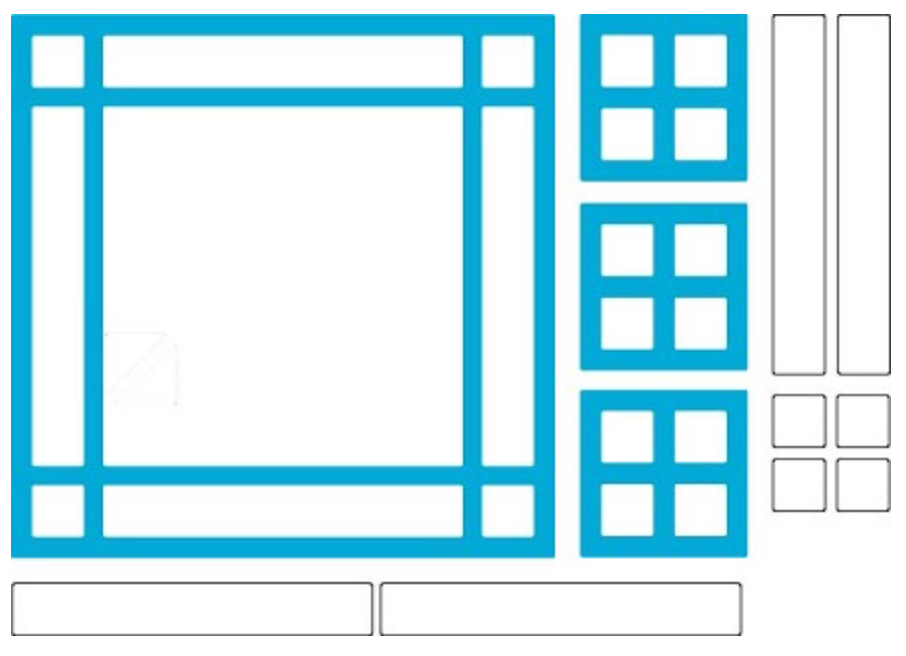 Wright Corners 3x3 & 1x1 Die (L1)