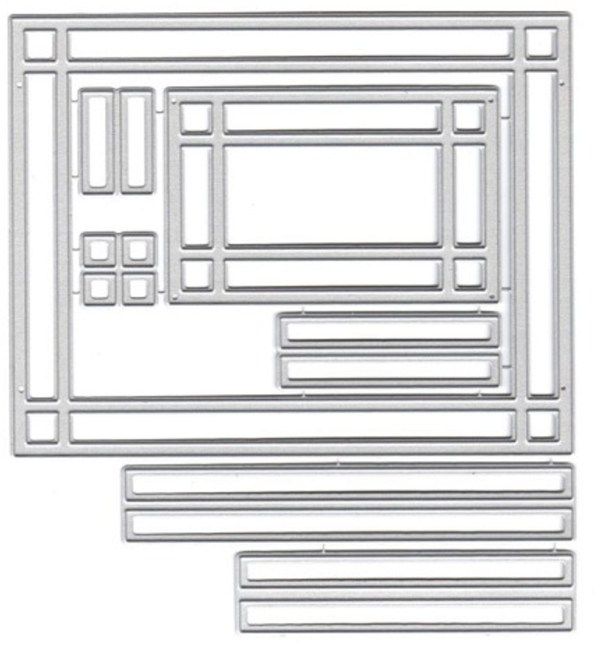 Wright Corners 4x5 and 2x3 Die Set (L1)