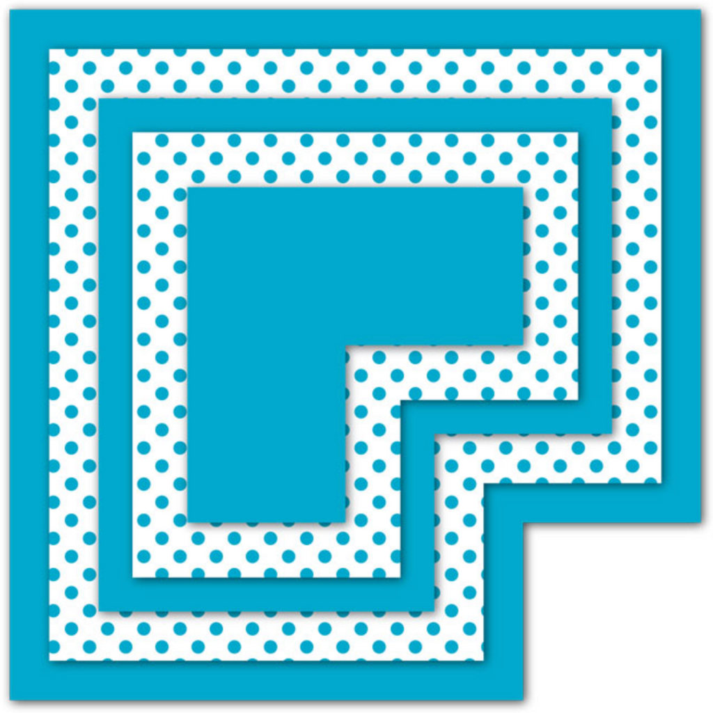 Corner Cut-Out 4x4, 3x3, & 2x2 Die (L2)