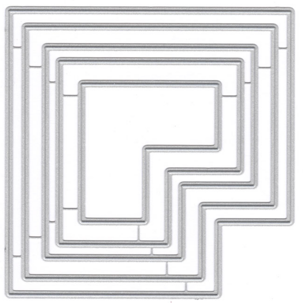 Corner Cut-Out 4x4, 3x3, & 2x2 Die (L2)