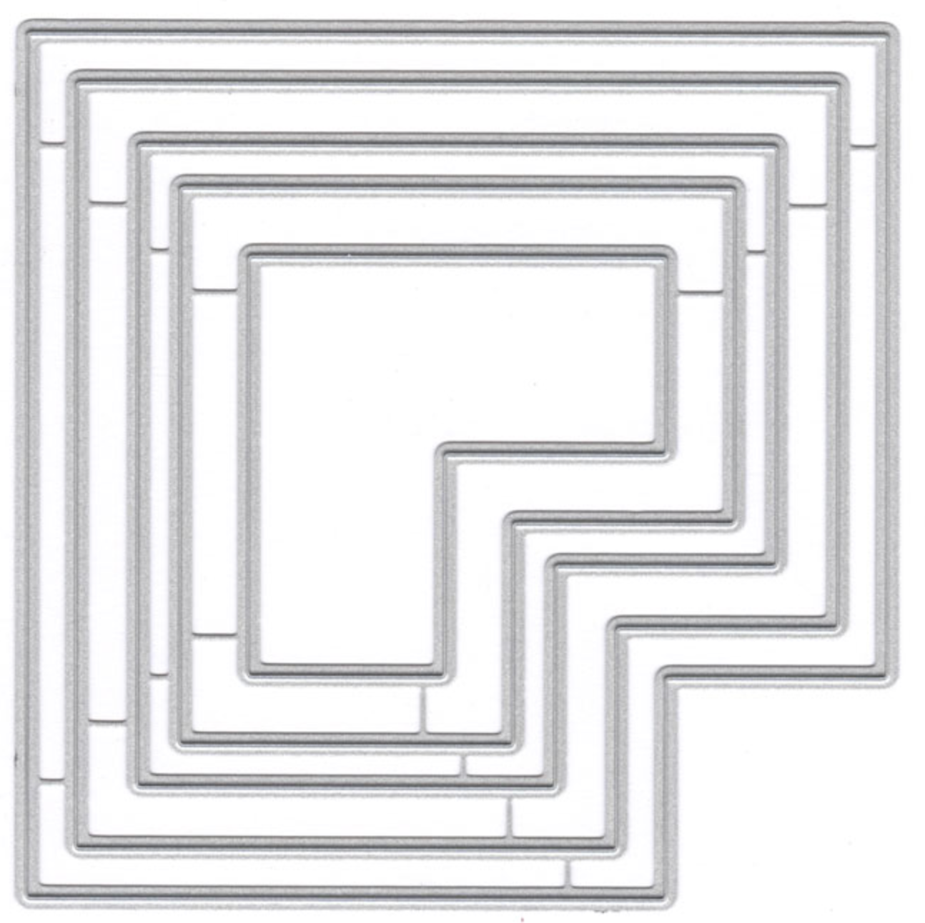 Corner Cut-Out 4x4, 3x3, & 2x2 Die (L2)