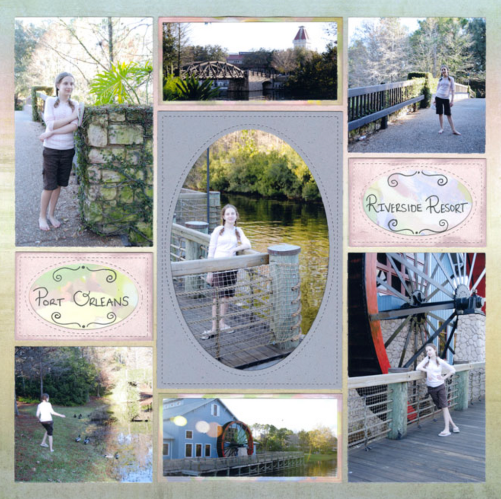 Stitched Oval Frame 4x6 & 2x3 Die Set (L1) USA