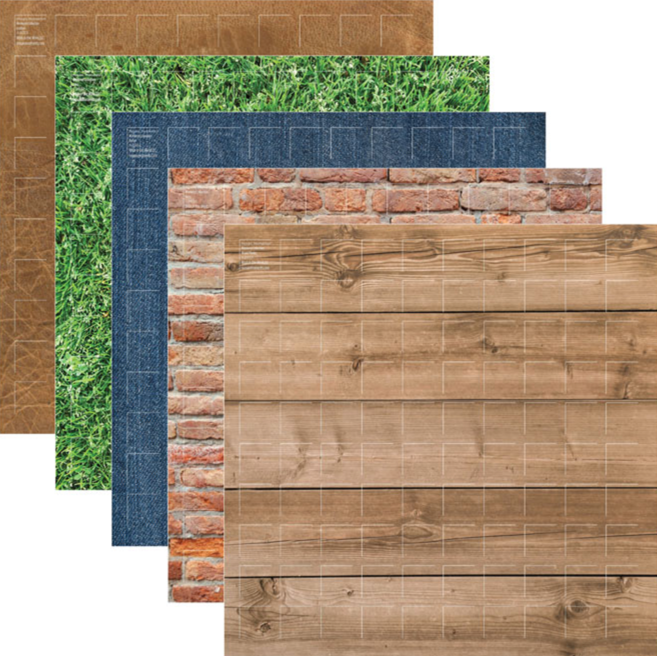 Weekend Grid Paper (Pack of 10 Sheets-2 each of 5 colors)