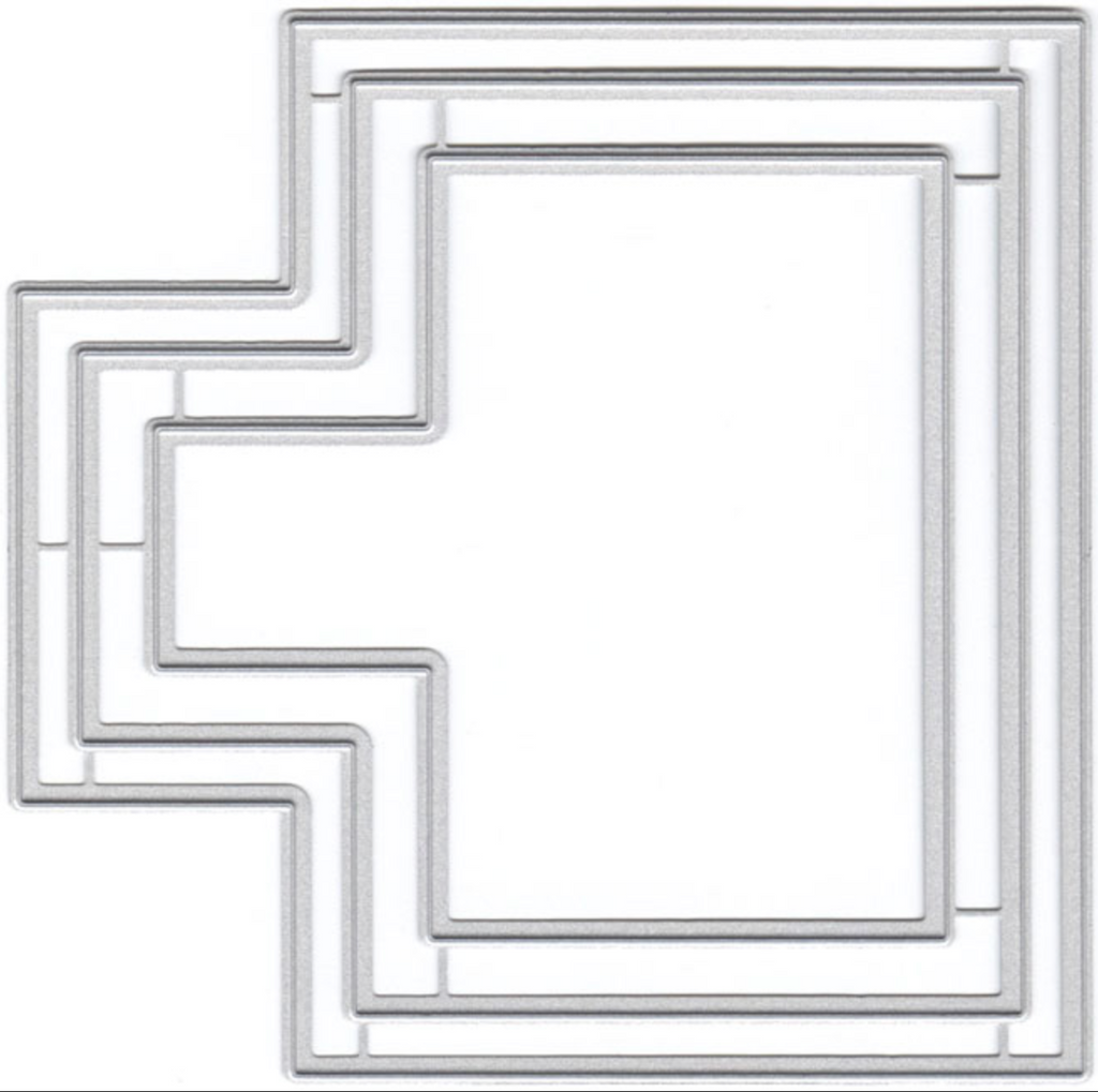 Two Corner Cut-Out 4x4 & 3x3 Die (L2)