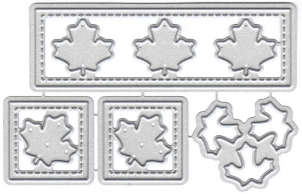 Stitched Leaves 1x3 & 1x1 Die (L1)