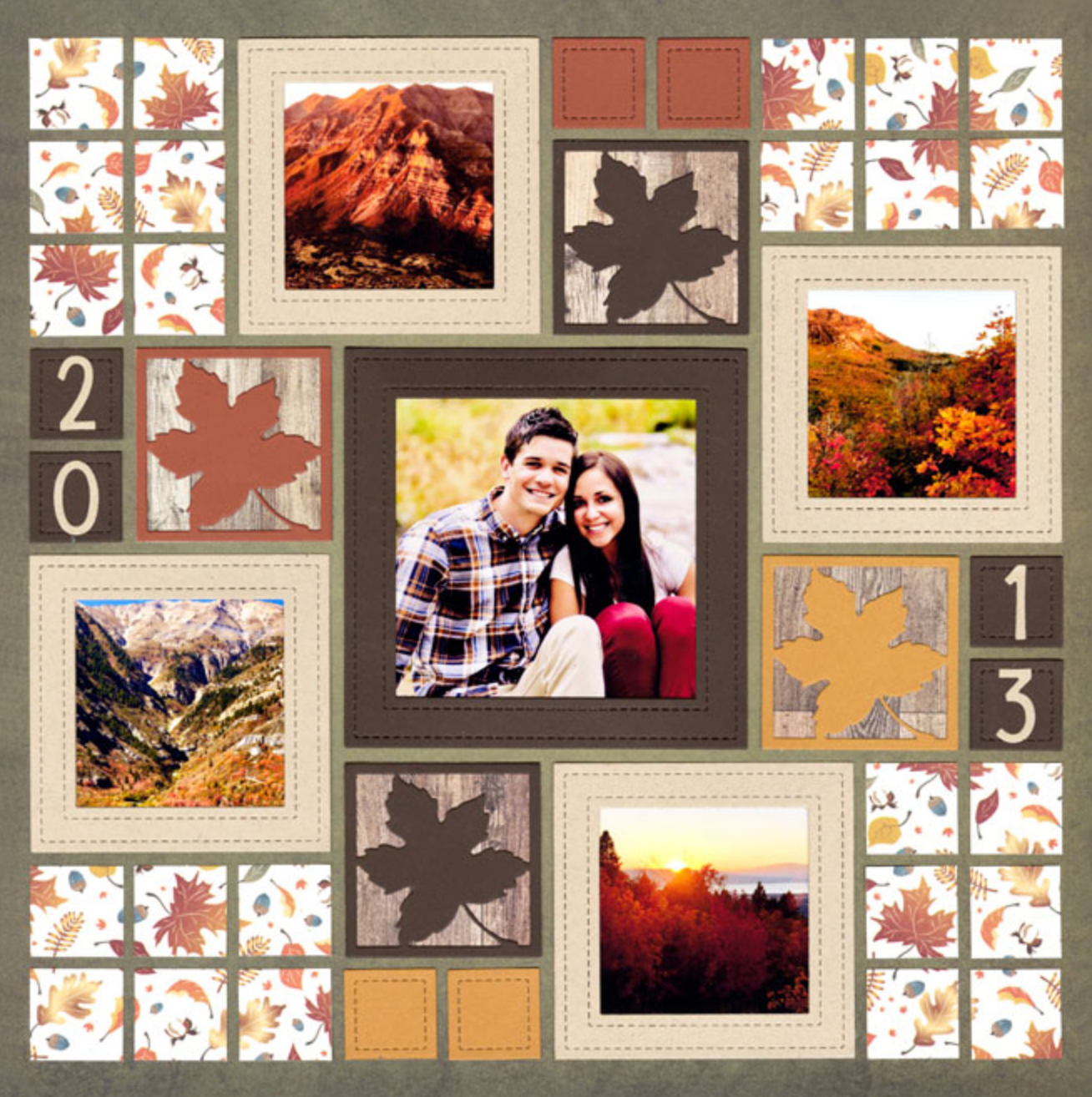 Stitches Frame 5x5, 3x3, 1x1, & Border Die (L1)