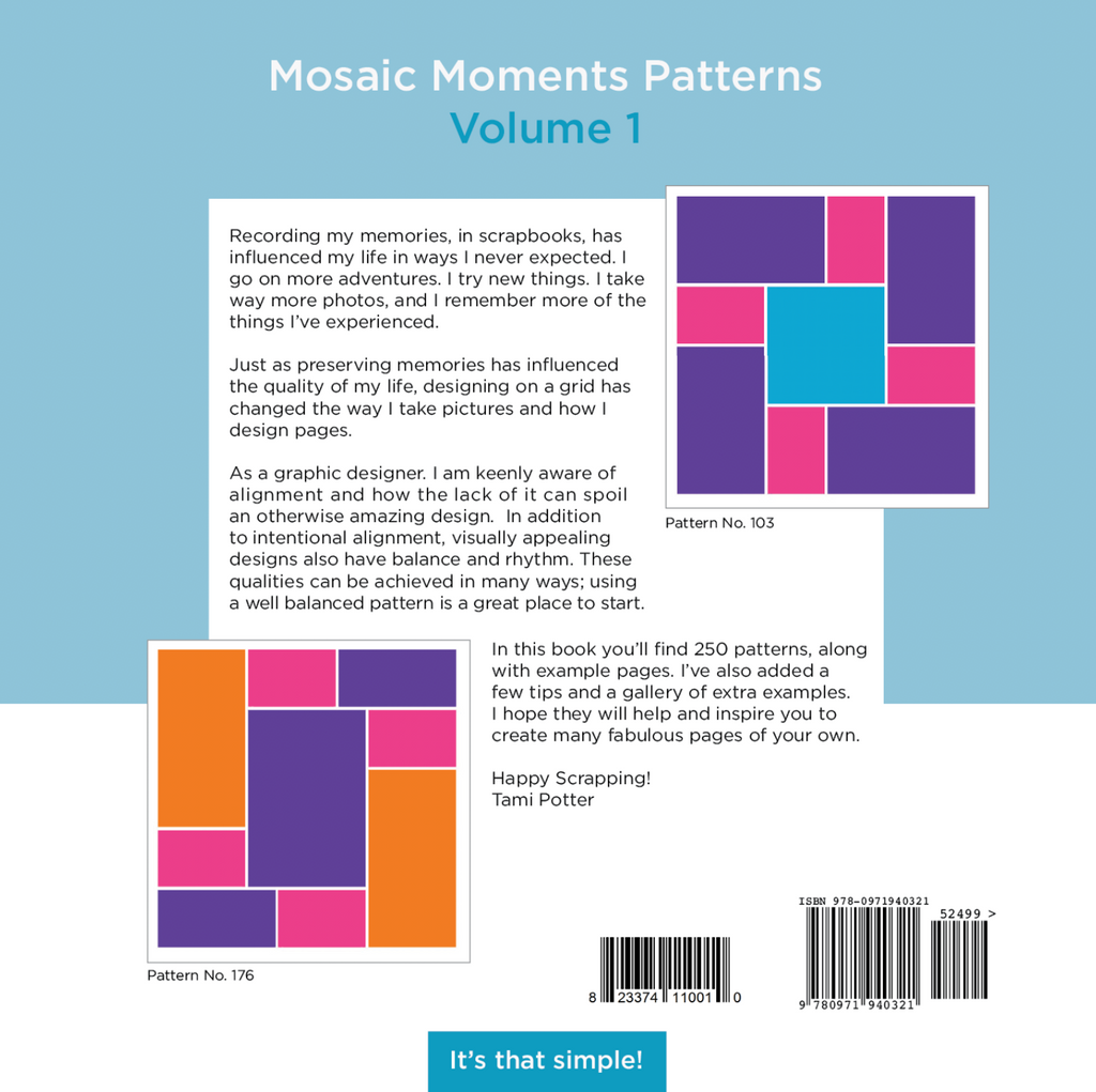 Patterns Vol 1 - Mosaic Moments Book