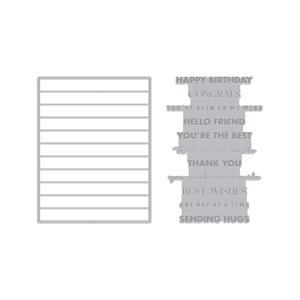 Hero Arts Say It With Style Letterpress & Foil and Die Bundle
