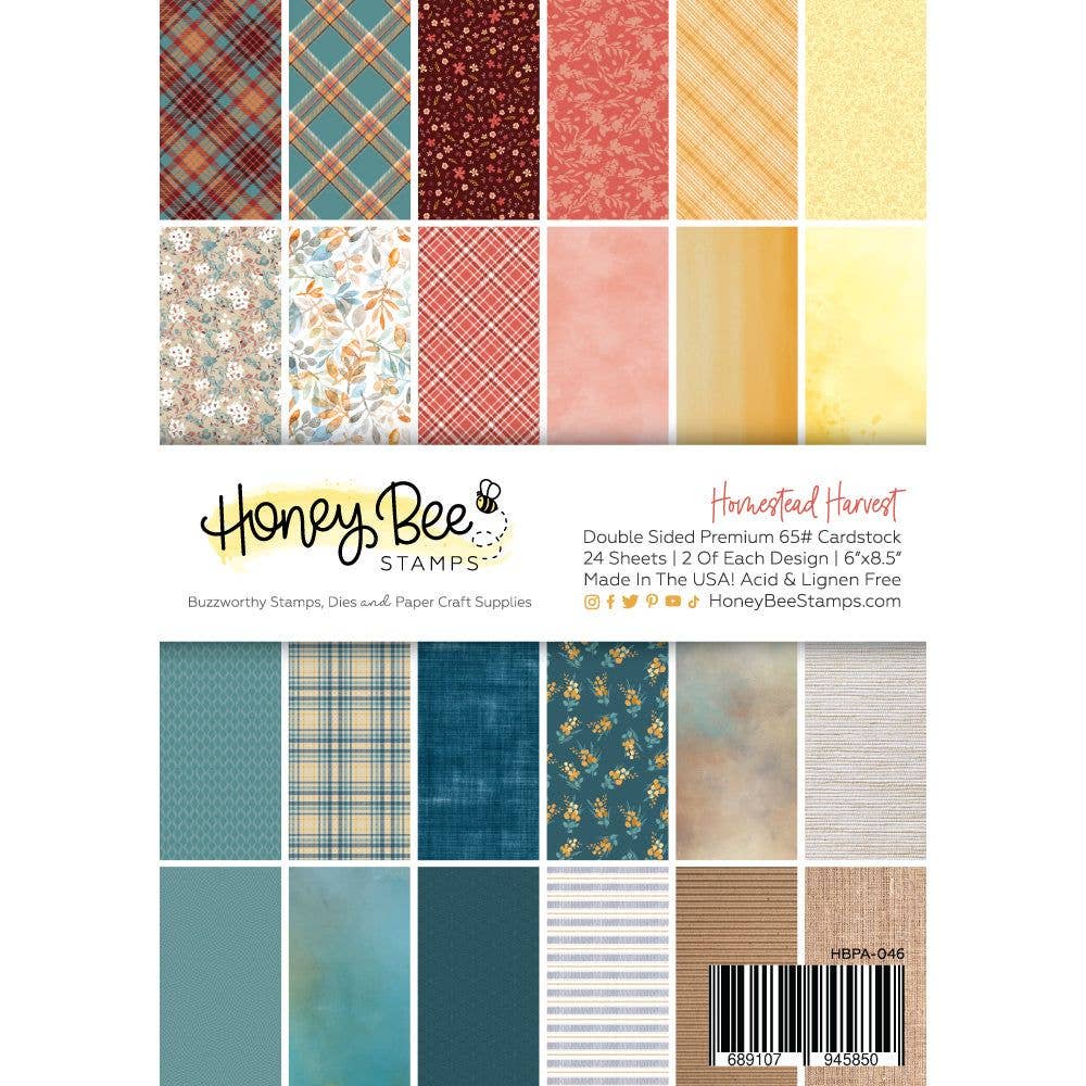 Homestead Harvest Paper Pad 6x8.5 - 24 Double-Sided Sheets
