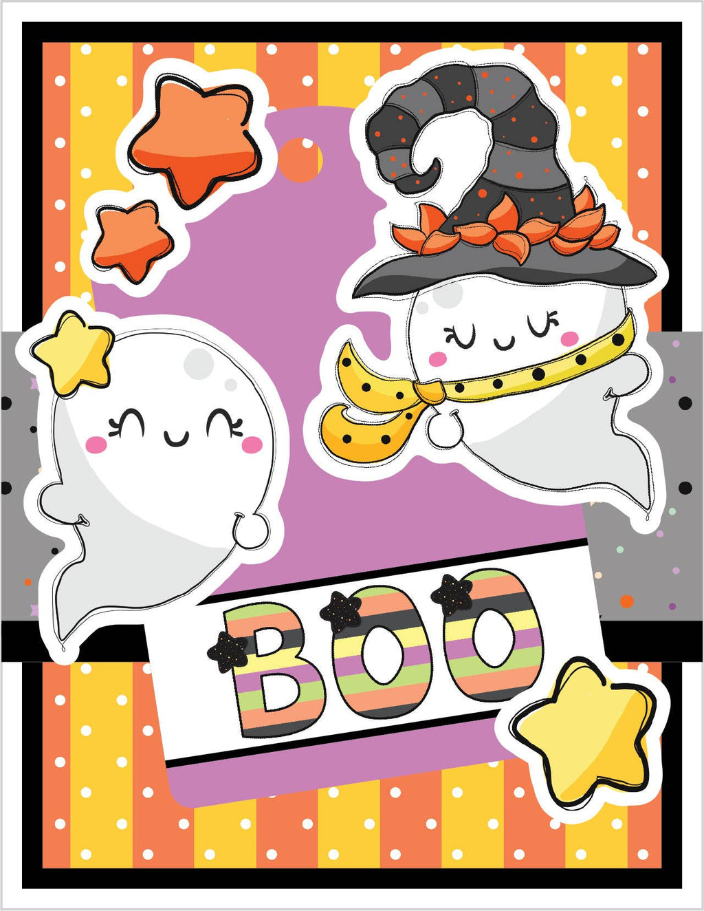 Quick Card Kit | Spooky Hello