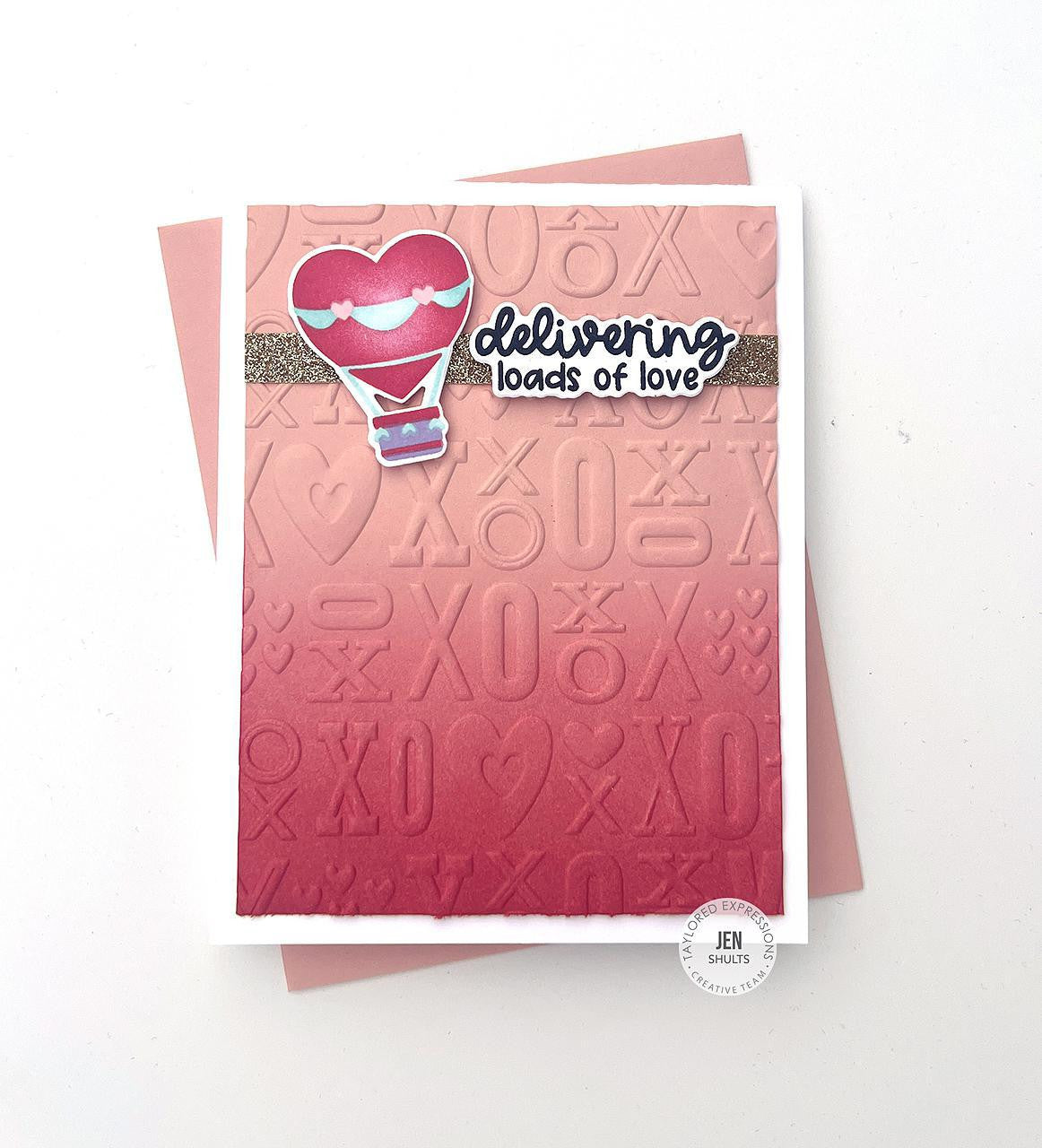 3D Embossing Folder - XOXO