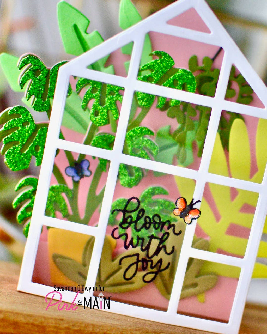 Greenhouse Pop Up Card Dies