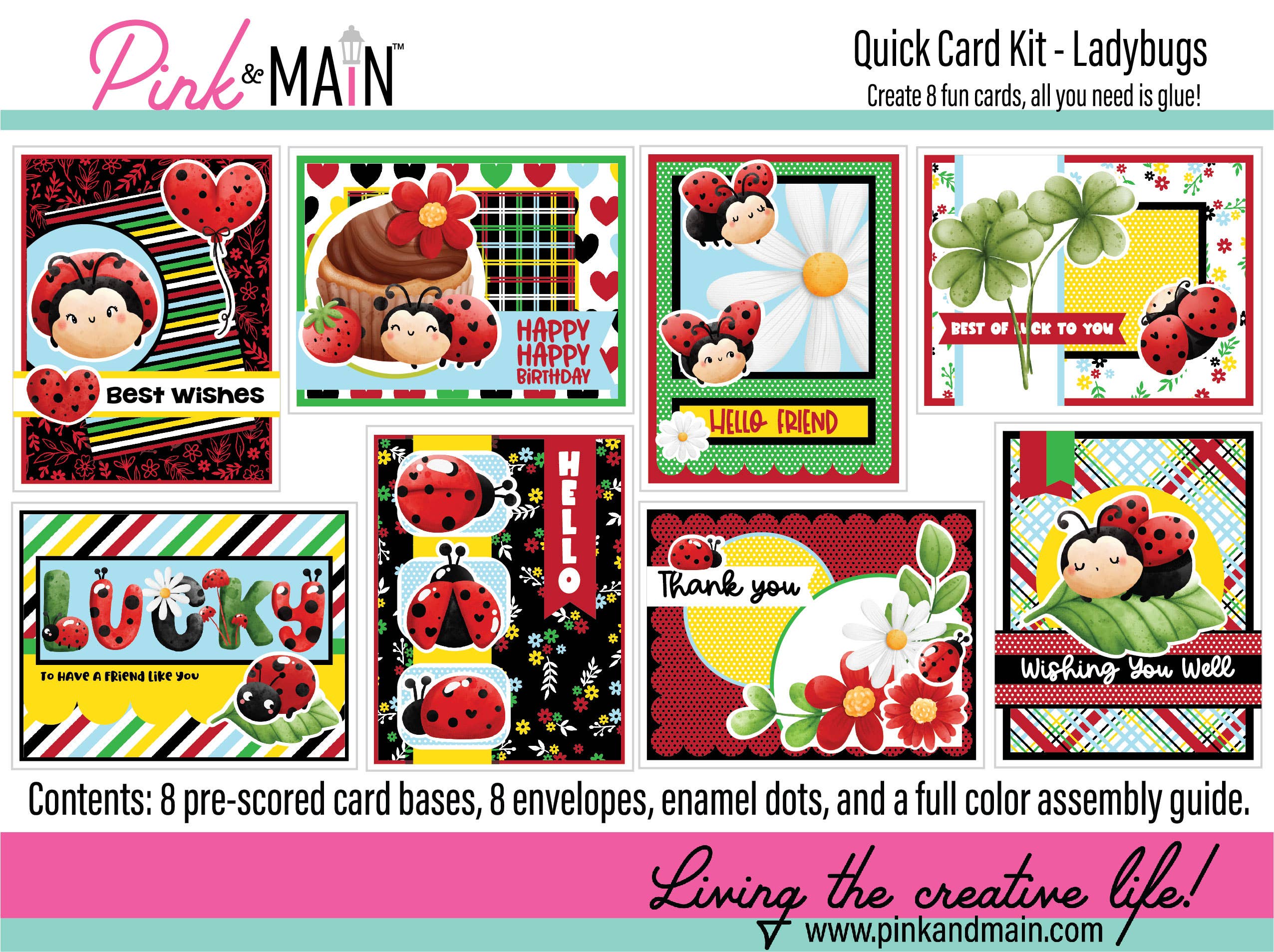 Quick Card Kit | Ladybugs