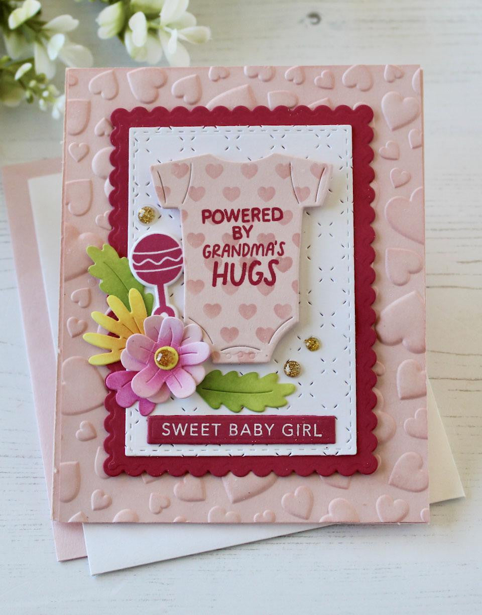 Onesie Funsies Clear Stamp Set - Grandparent Edition