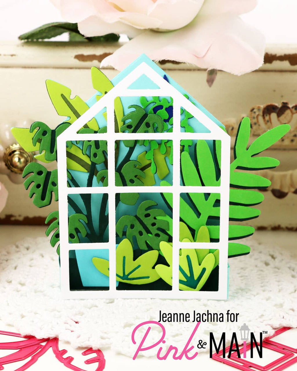 Greenhouse Pop Up Card Dies