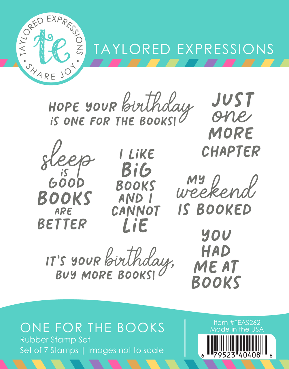 One For The Books Stamp Set