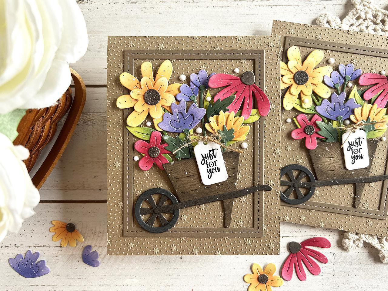 Farmhouse Wheelbarrow Die Set