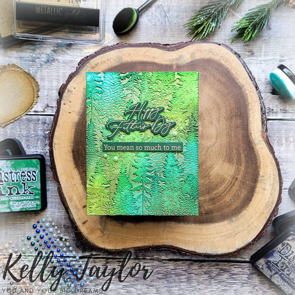 Into The Woods 3D Embossing Folder