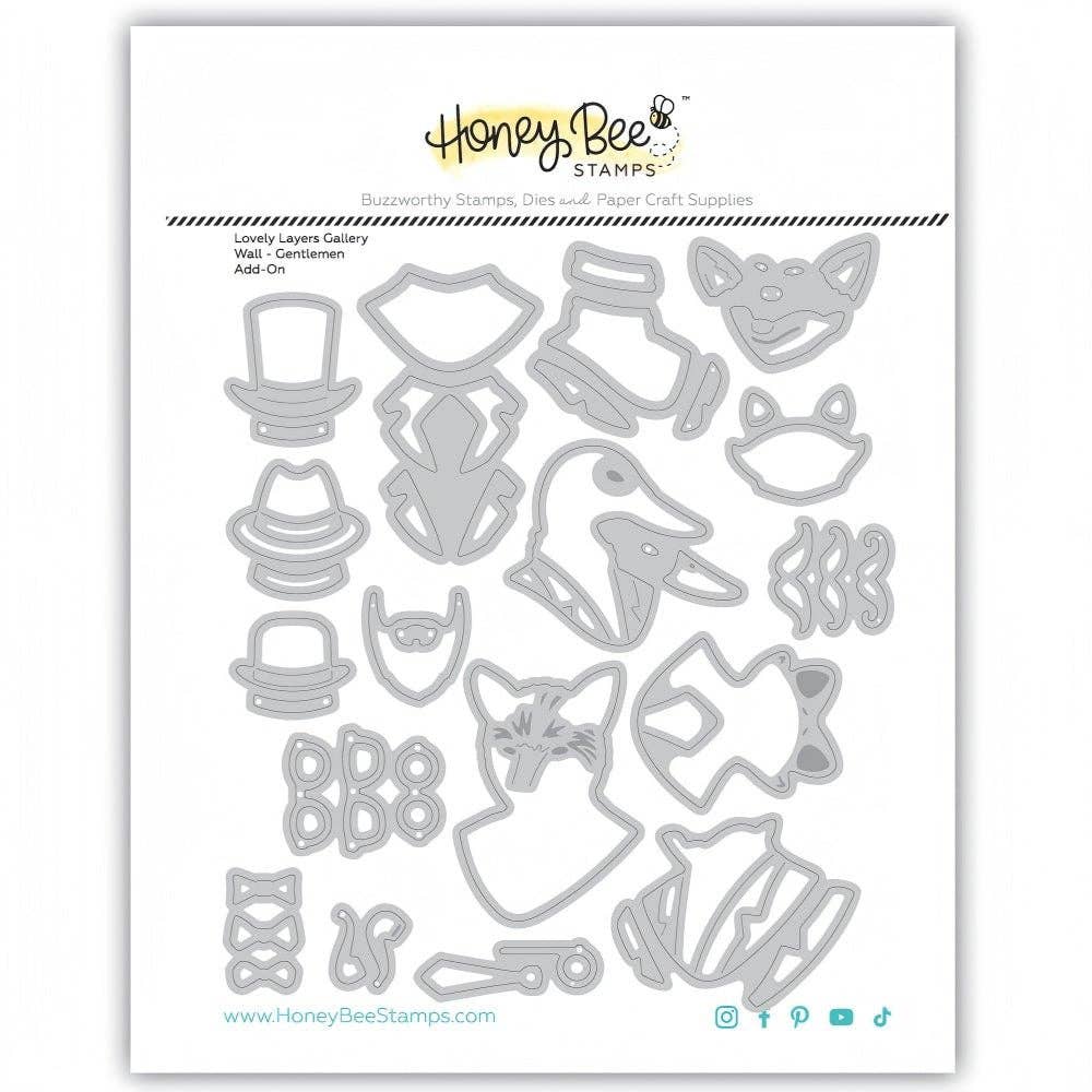 Lovely Layers: Gallery Wall - Gentlemen Add-on - Honey Cuts Stand-Alone Dies