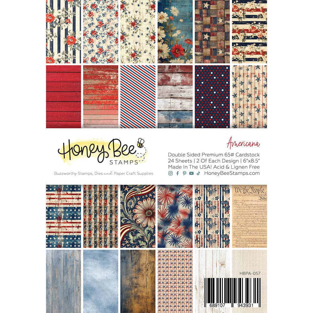 Americana Paper Pad 6x8.5 - 24 Double-Sided Sheets