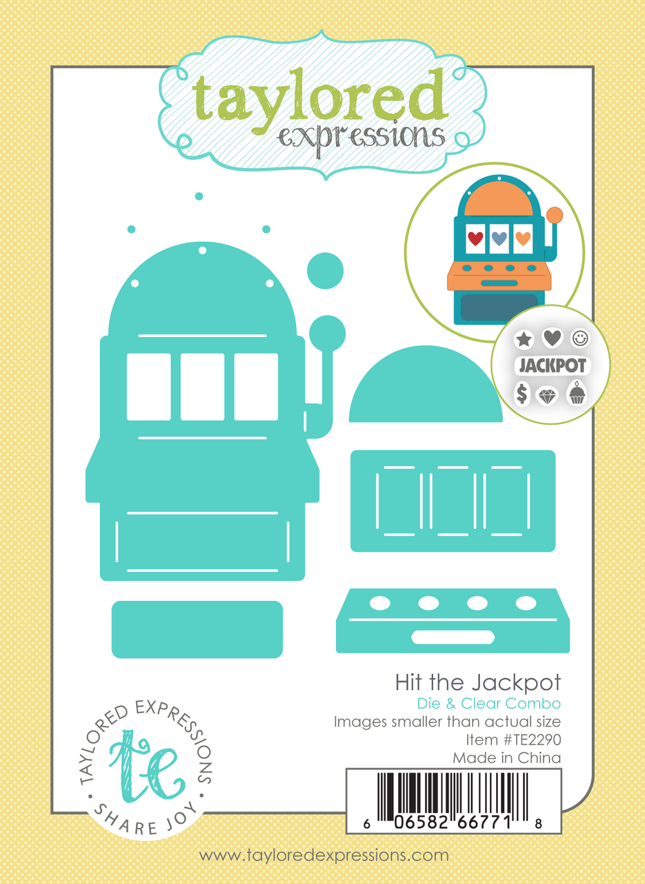 Hit the Jackpot Die & Clear Stamp Combo