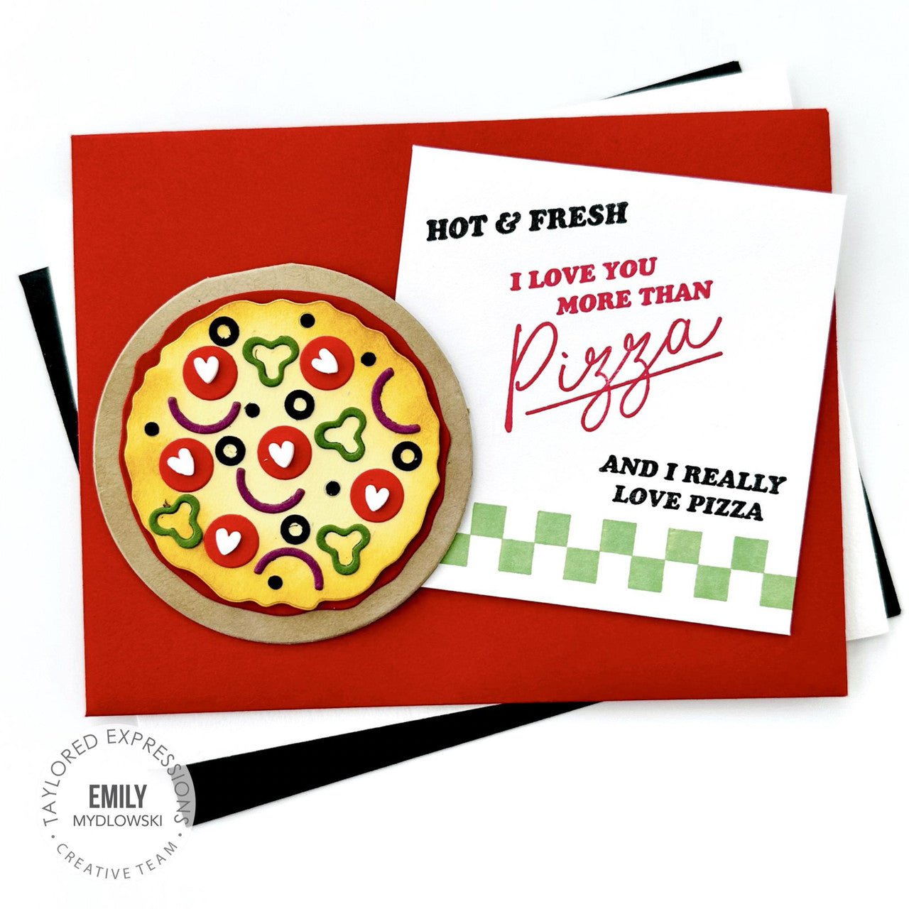 Love You to Pizzas Die Set