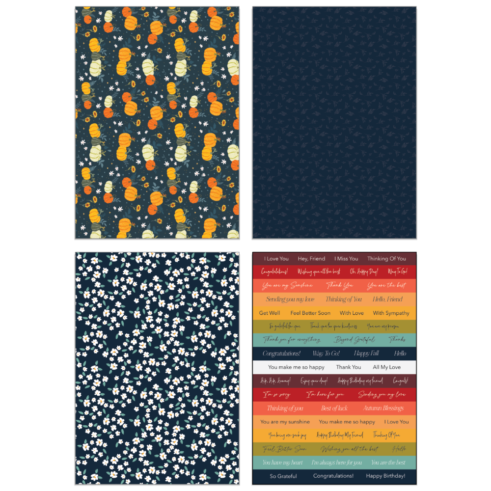 Fall Is In The Air Paper Pad 6x8.5 - 24 Double-Sided Sheets