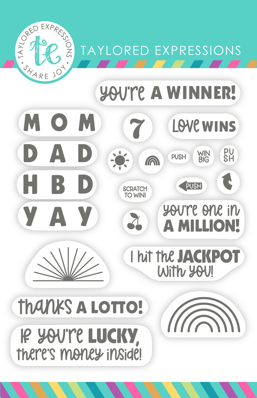 Big Win Wishes Clear Stamp Set