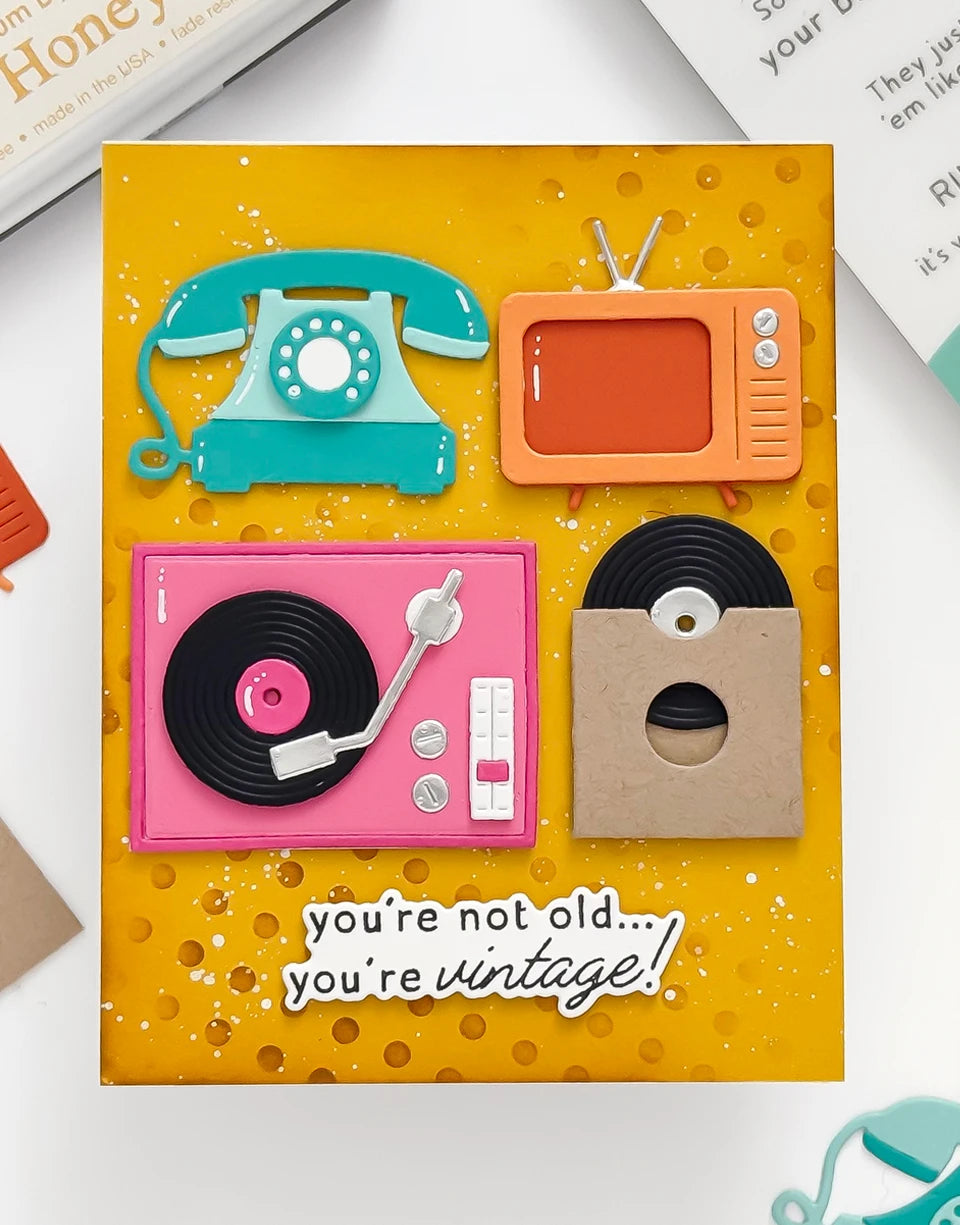 Little Bits Die Set - Record Turntable