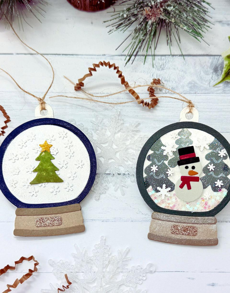 Snow Globe Shaker Tag Die Set