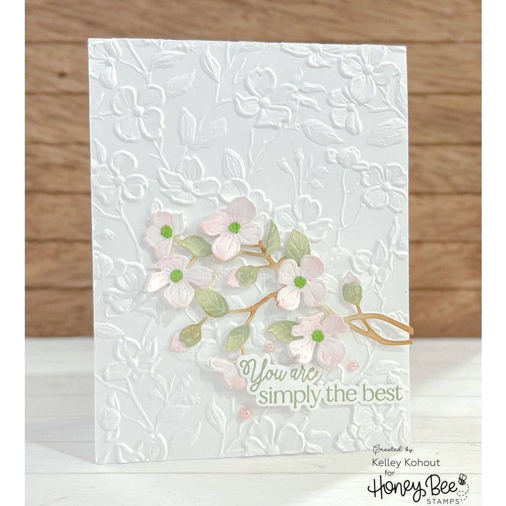 Dogwood Blooms - 3D Embossing Folder