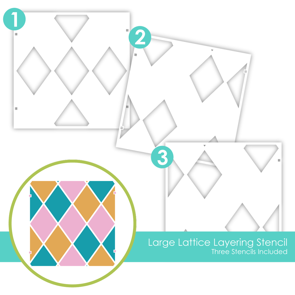 Large Lattice Layering Stencil
