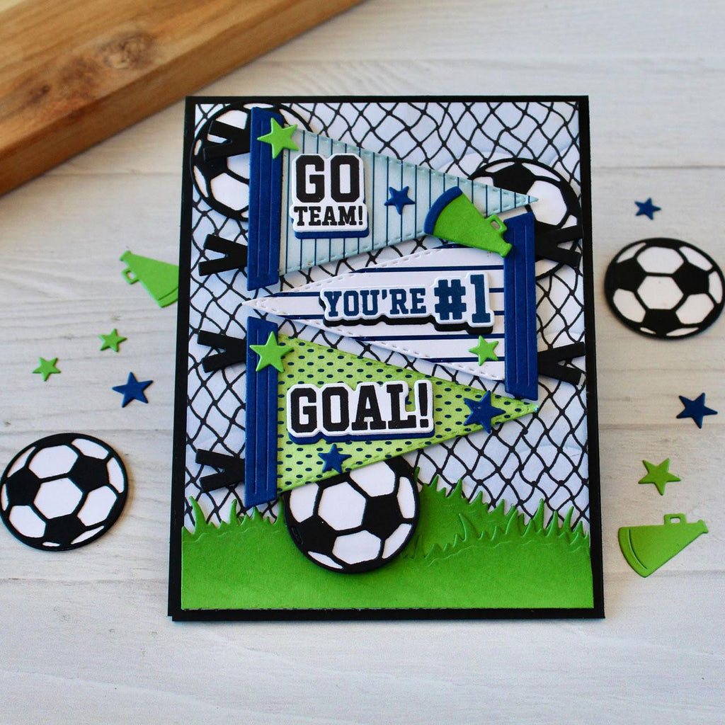 Nothing But Net Background Stamp