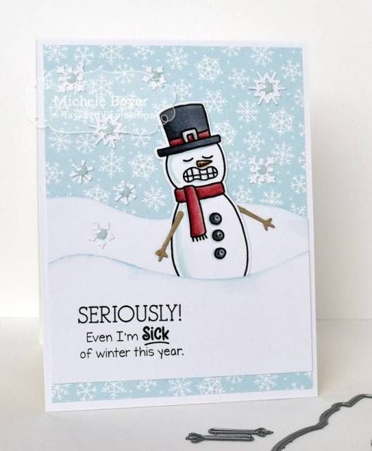 If Snowmen Could Talk Stamp & Die Combo
